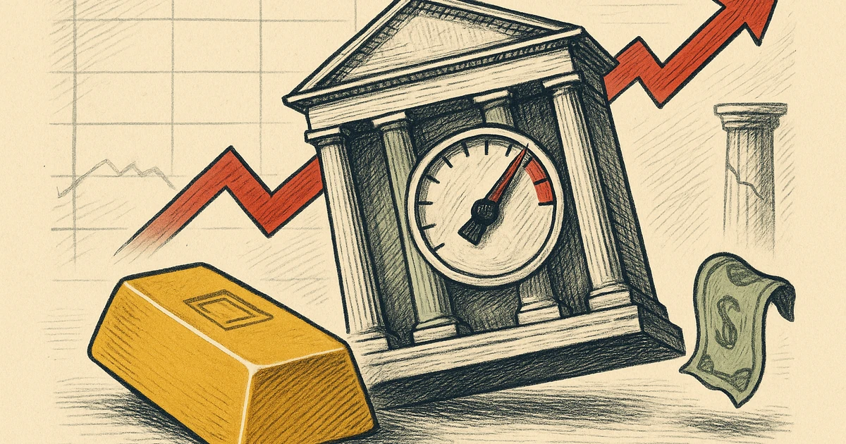 Postavka decenije za zlato: stagflacija, PPI 6% i 19-godišnji vrhunac prinosa — investiciono zlato Srbija