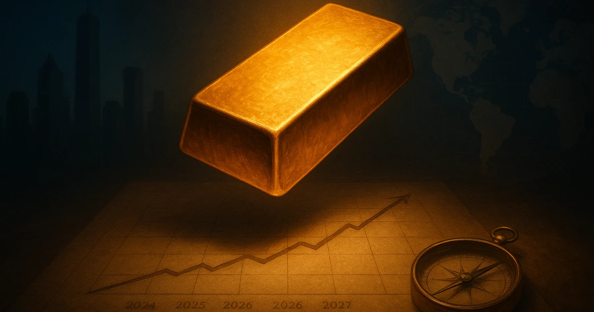Predviđanja cene zlata 2026 i 2027 — JPMorgan, Goldman Sachs, Deutsche Bank konsenzus — investiciono zlato Srbija