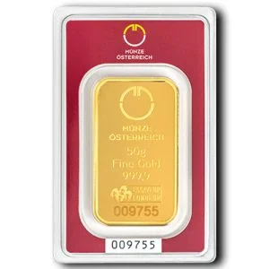 Münze Österreich Zlatna poluga 50g - Münze Österreich