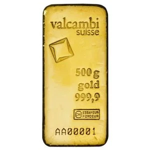 Valcambi Zlatna poluga 500g - Valcambi