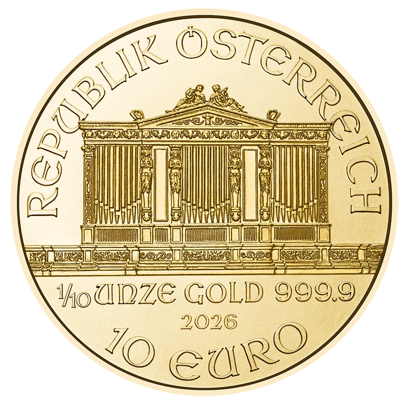 Vienna Philharmonic 1/10oz - Münze Österreich