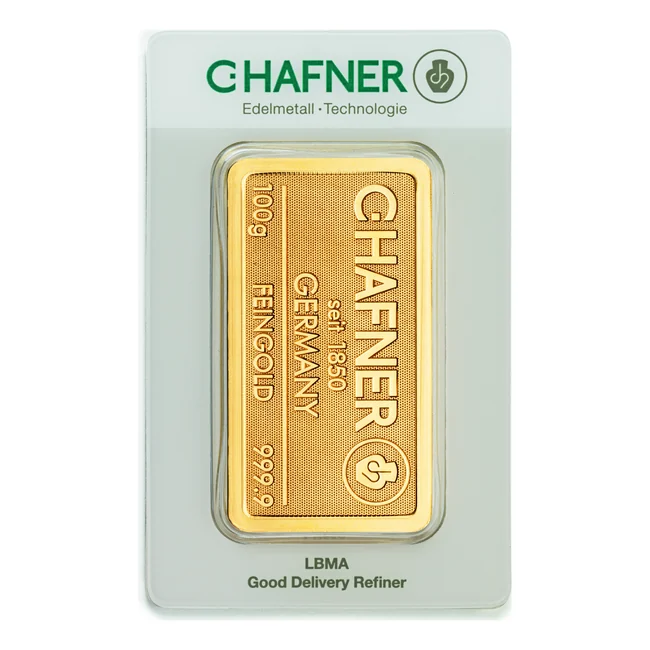 C.HAFNER 100g, Fine Gold 9999, LBMA