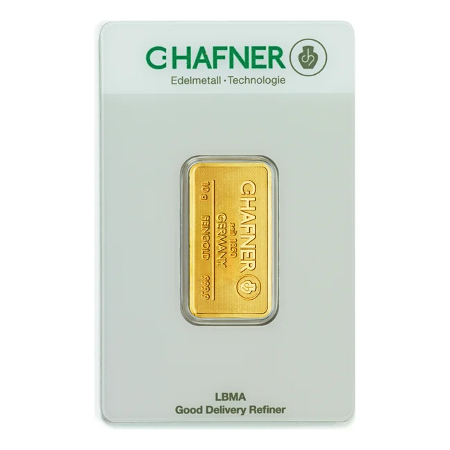 C.HAFNER 10g, Fine Gold 9999, LBMA