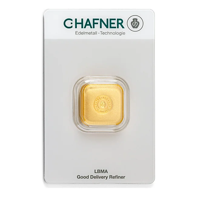 C.HAFNER 50g livena, Fine Gold 9999, LBMA